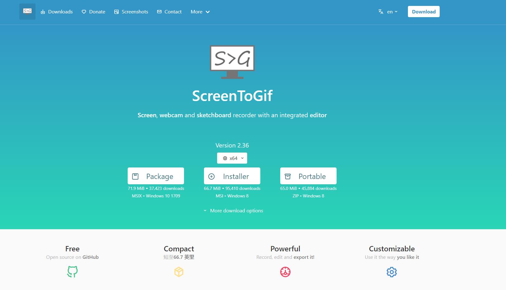 ScreenToGif中文版软件下载 Gif录制工具